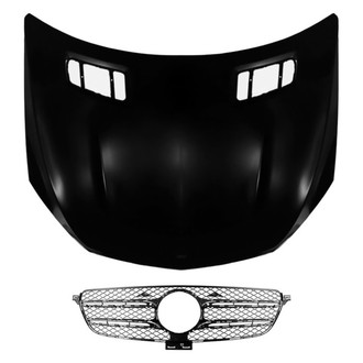 Replace® - 2-Piece (Hood Panel, Grille) (CAPA Certified)