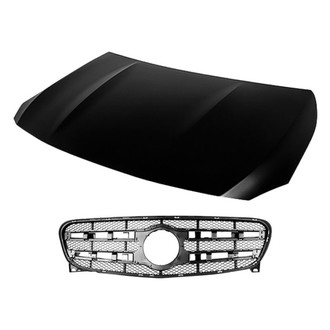 Replace® - 2-Piece (Hood Panel, Grille) (CAPA Certified)
