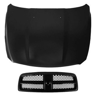 Replace® BNDL-209198 - 2-Piece (Hood Panel, Grille) (Platinum Plus)