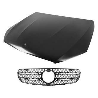 Replace® - 2-Piece (Hood Panel, Grille) (CAPA Certified)