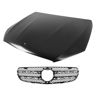 Replace® - 2-Piece (Hood Panel, Grille) (CAPA Certified)