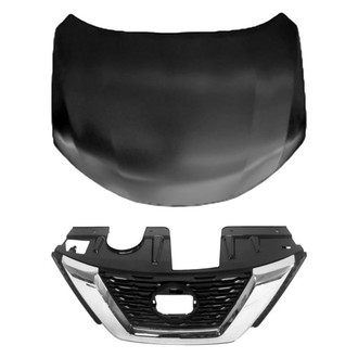 Replace® - 2-Piece (Hood Panel, Grille) (Platinum Plus)