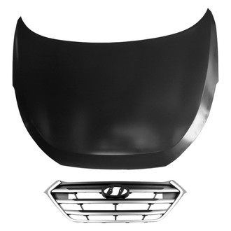 Replace® - 2-Piece (Hood Panel, Grille)