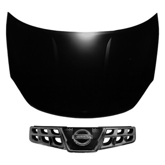 Replace® - 2-Piece (Hood Panel, Grille) (Brand New OE)
