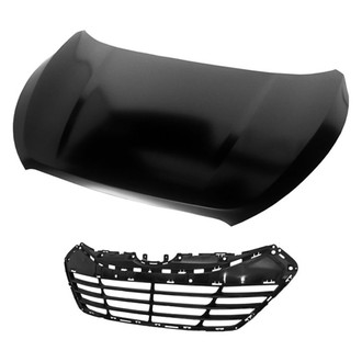 Replace® - 2-Piece (Hood Panel, Grille) (Brand New OE)