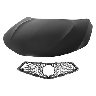Replace® - 2-Piece (Hood Panel, Grille) (CAPA Certified)