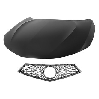 Replace® - 2-Piece (Hood Panel, Grille) (CAPA Certified)