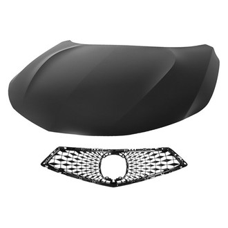 Replace® - 2-Piece (Hood Panel, Grille) (CAPA Certified)