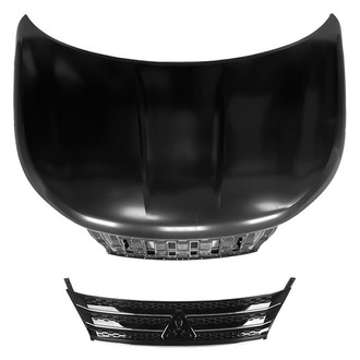 Replace® - 2-Piece (Hood Panel, Grille) (CAPA Certified)