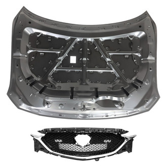 Replace® - 2-Piece (Hood Panel, Grille) (Standard Line)