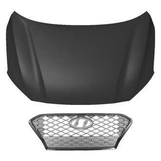 Replace® - 2-Piece (Hood Panel, Grille) (Standard Line)