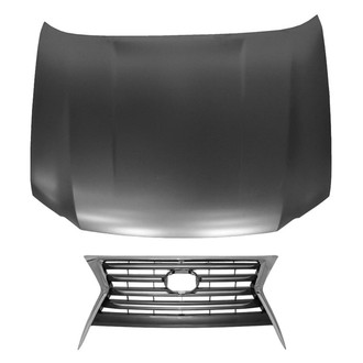 Replace® - 2-Piece (Hood Panel, Grille)