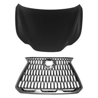 Replace® - 2-Piece (Hood Panel, Grille) (Standard Line)