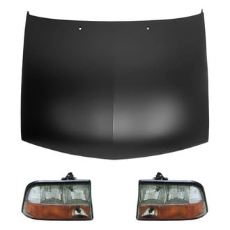 Replace® - 3-Piece Kit (Driver and Passenger Side Headlights, Hood Panel) (Value Line)