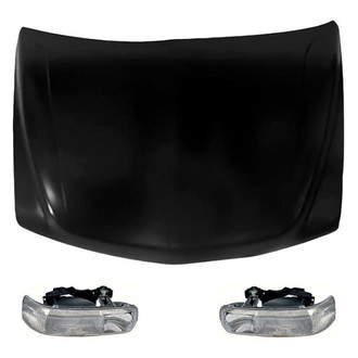 Replace® - 3-Piece Kit (Driver and Passenger Side Headlights, Hood Panel) (Value Line)