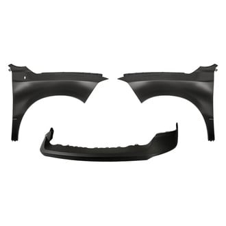 Replace® - 3-Piece (Front Upper Bumper Cover, Front Driver and Passenger Side Fender) (Standard Line)