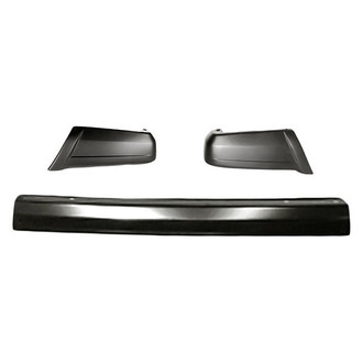 Replace® - 3-Piece (Rear Bumper Face Bar, Rear Inner and Outer Bumper End) (Standard Line)