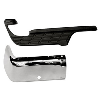 Replace® - 2-Piece (Rear Passenger Side Bumper End, Rear Passenger Side Bumper Step Pad) (Standard Line)