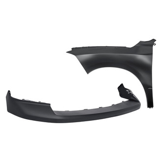 Replace® - 2-Piece (Front Upper Bumper Cover, Front Driver Side Fender) (Standard Line)