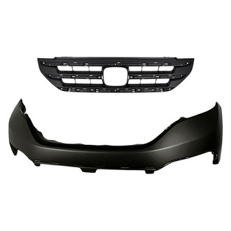 Replace® - 2-Piece (Front Upper Bumper Cover, Grille) (Standard Line)