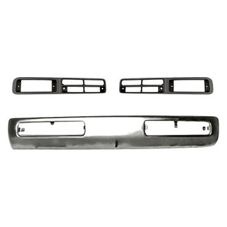 Replace® - 3-Piece (Front Bumper, Front Inner and Outer Fog Light Bezel) (Standard Line)