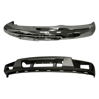 Replace® - 2-Piece (Front Lower Bumper Cover, Front Bumper Face Bar) (Standard Line)