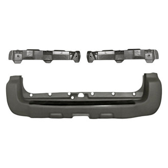 Replace® - 3-Piece (Rear Bumper Cover, Rear Inner and Outer Bumper Cover Retainer) (Standard Line)
