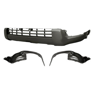 Replace® - 3-Piece (Front Lower Bumper Cover, Front Driver and Passenger Side Fender Liner) (Standard Line)