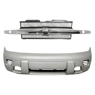 Replace® - 2-Piece (Front Bumper Cover, Grille) (Standard Line)