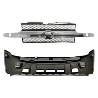 Replace® - 2-Piece (Front Bumper Cover, Grille) (Standard Line)