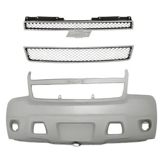 Replace® - 3-Piece (Front Bumper Cover, Upper and Lower Grille) (Standard Line)