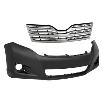 Replace® - 2-Piece (Front Bumper Cover, Grille) (Standard Line)