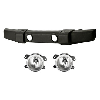 Replace® - 3-Piece (Front Bumper Cover, Driver and Passenger Side Fog Light) (Standard Line)