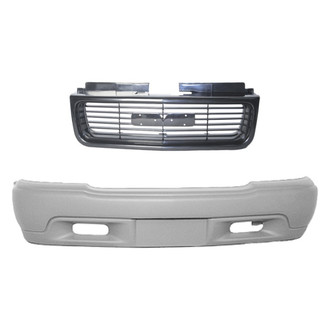 Replace® - 2-Piece (Front Bumper Cover, Grille) (Standard Line)