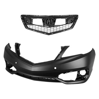 Replace® - 2-Piece (Front Bumper Cover, Grille) (Standard Line)