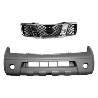Replace® - 2-Piece (Front Bumper Cover, Grille) (Standard Line)