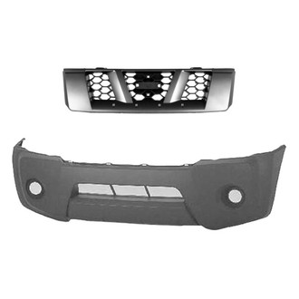 Replace® - 2-Piece (Front Bumper Cover, Grille) (Standard Line)