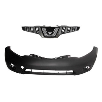 Replace® - 2-Piece (Front Bumper Cover, Grille) (Standard Line)