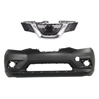 Replace® - 2-Piece (Front Bumper Cover, Grille) (Standard Line)