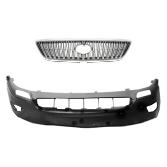 Replace® - 2-Piece (Front Bumper Cover, Grille) (Standard Line)