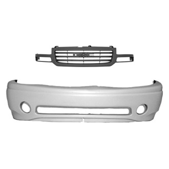 Replace® - 2-Piece (Front Bumper Cover, Grille) (Standard Line)