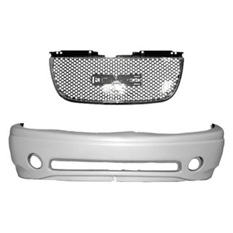 Replace® - 2-Piece (Front Bumper Cover, Grille) (Standard Line)