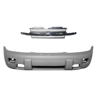 Replace® - 2-Piece (Front Bumper Cover, Grille) (Standard Line)