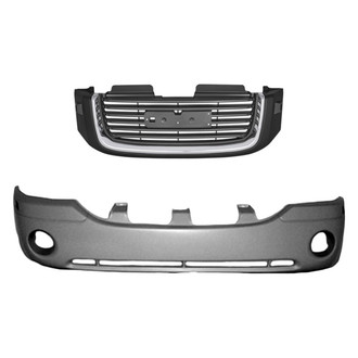 Replace® - 2-Piece (Front Bumper Cover, Grille) (Standard Line)