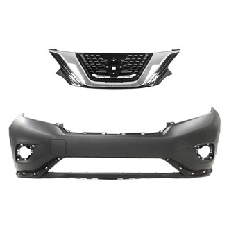 Replace® - 2-Piece (Front Bumper Cover, Grille)