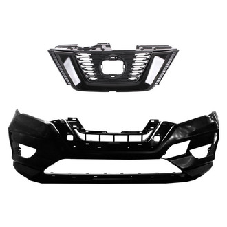 Replace® - 2-Piece (Front Bumper Cover, Grille) (Standard Line)