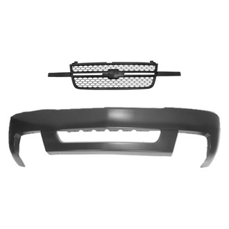 Replace® - 2-Piece (Front Bumper Cover, Grille) (Standard Line)