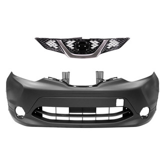 Replace® - 2-Piece (Front Bumper Cover, Grille) (Standard Line)