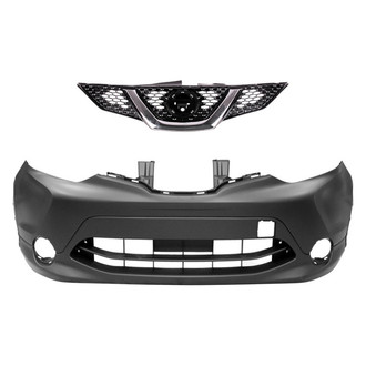 Replace® - 2-Piece (Front Bumper Cover, Grille) (Standard Line)