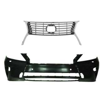Replace® - 2-Piece (Front Bumper Cover, Grille)